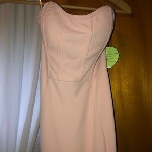 Pink Bush Prom Dress